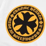 T-shirt Chrome Hearts Hollywood White Logo Print CH039 - Image 5