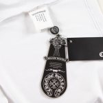 T-shirt Chrome Hearts Hollywood White Logo Print CH039 - Image 9