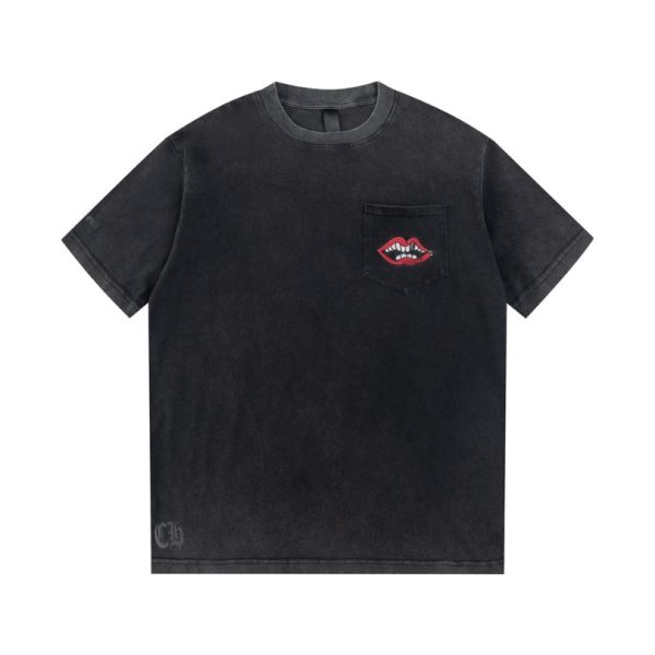 d106583_21049-1.jpg T-shirt Chrome Hearts Lips New York CH040 - Image 1