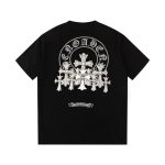 T-shirt Chrome Hearts Multi Cross Black Print CH041 - Image 2