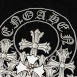 T-shirt Chrome Hearts Multi Cross Black Print CH041 - Image 4