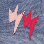 Jeans Denim Lightning Bolt Print CH045 - Image 3