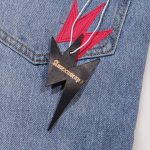 Jeans Denim Lightning Bolt Print CH045 - Image 9