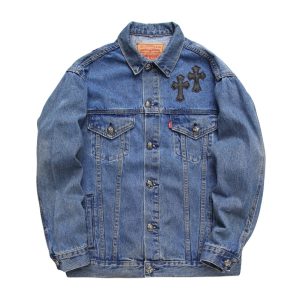 Denim Jacket Chrome Hearts Cross Patch CH052