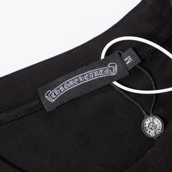 T-shirt Chrome Hearts Floral Graphic Black CH053 - Image 8