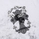 T-shirt Chrome Hearts Floral Graphic White CH054 - Image 4