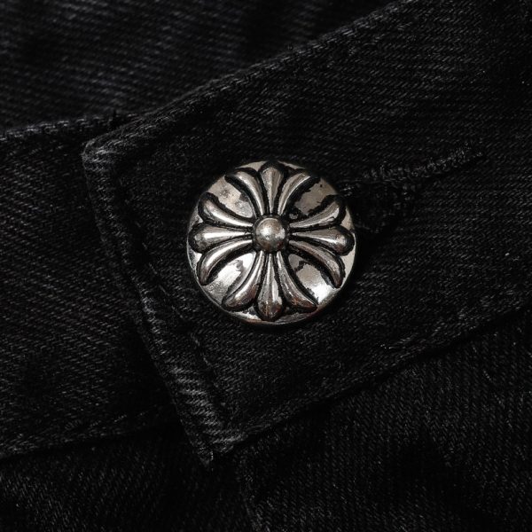 Jeans Chrome Hearts Yellow Crosses CH055 - Image 11