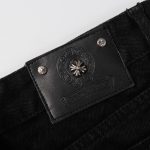 Jeans Chrome Hearts Yellow Crosses CH055 - Image 12