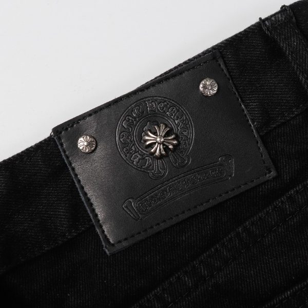 Jeans Chrome Hearts Yellow Crosses CH055 - Image 12