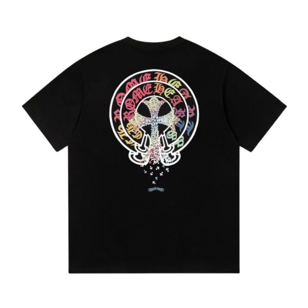 T-shirt Chrome Hearts Multicolor Cross Black CH057 - Image 2