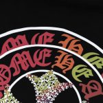 T-shirt Chrome Hearts Multicolor Cross Black CH057 - Image 5