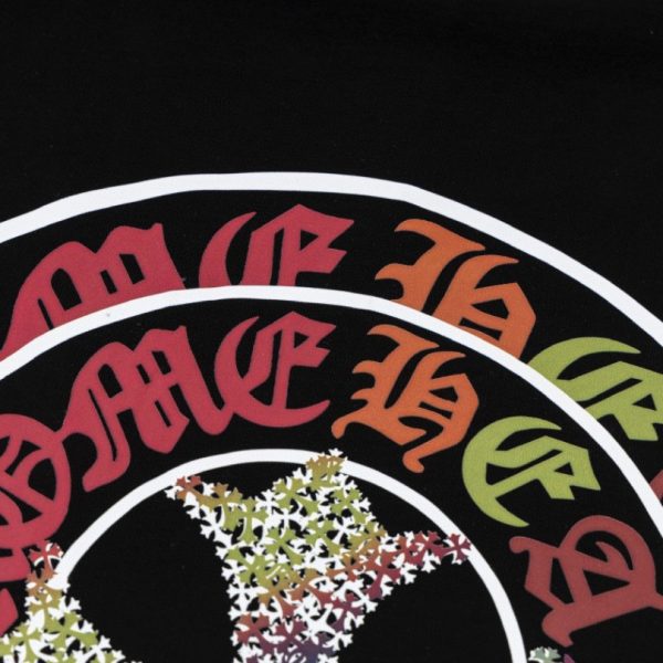 T-shirt Chrome Hearts Multicolor Cross Black CH057 - Image 5