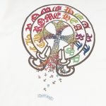 T-shirt Chrome Hearts Multicolor Cross White CH058 - Image 4
