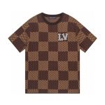 T-shirt Louis Vuitton Checkered LV Logo LV018