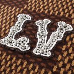 T-shirt Louis Vuitton Checkered LV Logo LV018 - Image 3