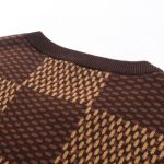 T-shirt Louis Vuitton Checkered LV Logo LV018 - Image 6