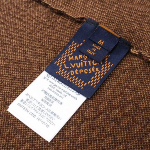 T-shirt Louis Vuitton Checkered LV Logo LV018 - Image 8