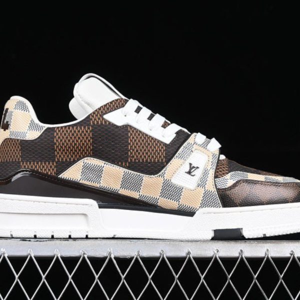 Louis Vuitton Trainer Damier Ebene Multi LV020 - Image 2