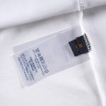 T-shirt Louis Vuitton Blue Graffiti White Logo LV021 - Image 8