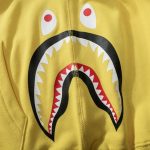 Hoodie Yellow Shark Camo Bape Full-Zip BP002 - Image 9