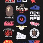 T-shirt BAPE Multi-Logo Black BP004 - Image 3