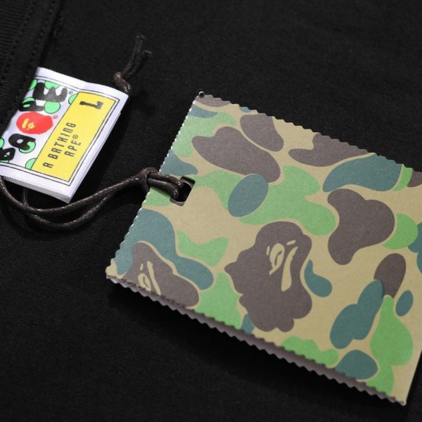 T-shirt BAPE Multi-Logo Black BP004 - Image 10