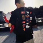 T-shirt BAPE Multi-Logo Black BP004 - Image 16