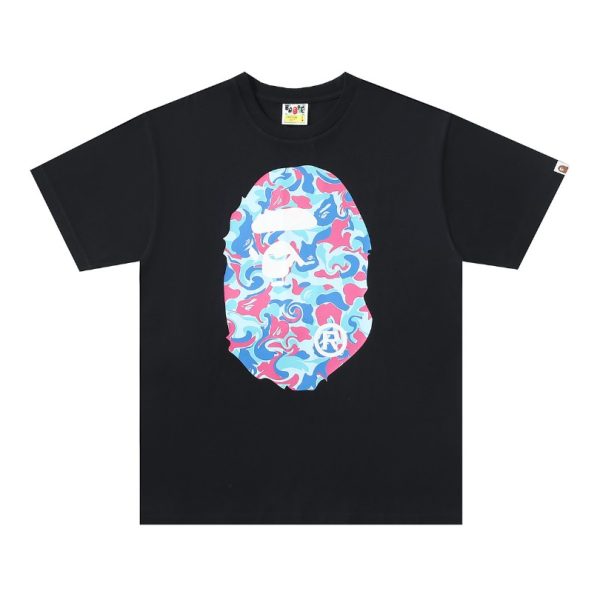 d107097_20107-1.jpg T-shirt BAPE Color Camo Ape Head Black BP006 - Image 1