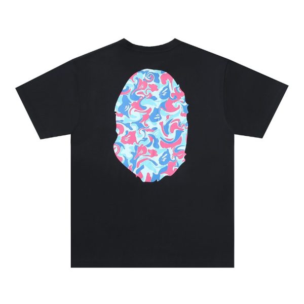 T-shirt BAPE Color Camo Ape Head Black BP006 - Image 2
