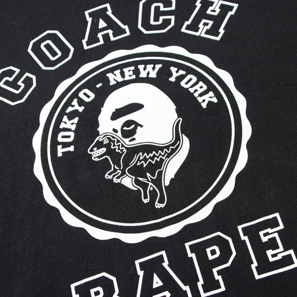 T-shirt BAPE Coach Logo Black BP008 - Image 2