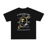 T-shirt BAPE Japan Map Embroidery Black BP010 - Image 2
