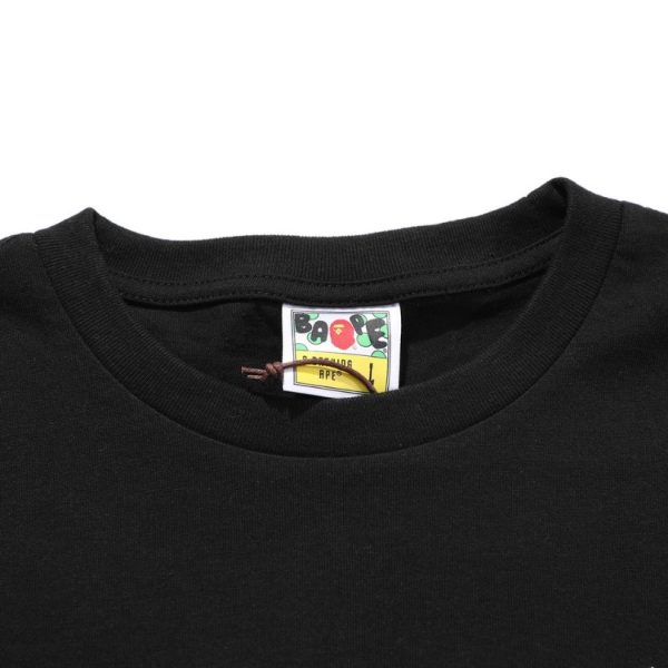 T-shirt BAPE Japan Map Embroidery Black BP010 - Image 13