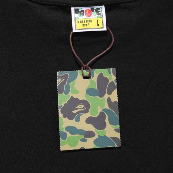 T-shirt BAPE Japan Map Embroidery Black BP010 - Image 14