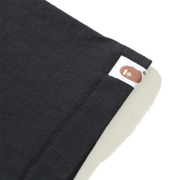 T-shirt BAPE Shark Embroidery Black BP012 - Image 9