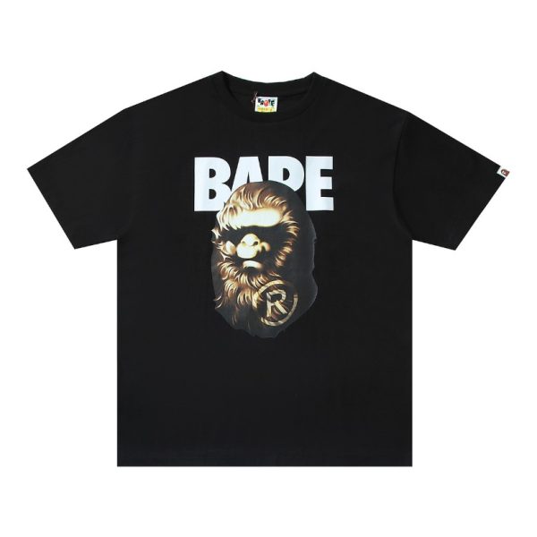 d107499_20116-1.jpg T-shirt BAPE Gorilla Head Black BP013 - Image 1