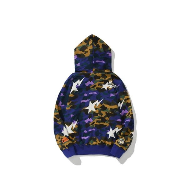 Hoodie BAPE Shark Camo Full Zip BP015 - Image 2