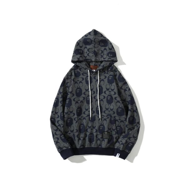 d107552_5686-1.jpg Hoodie BAPE Dark Camo Print Pullover BP017 - Image 1