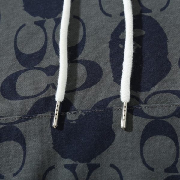 Hoodie BAPE Dark Camo Print Pullover BP017 - Image 5