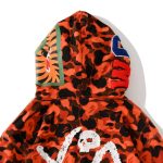 Hoodie BAPE XO Camo Red Full Zip BP020 - Image 6