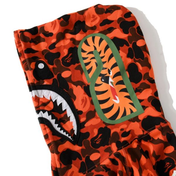 Hoodie BAPE XO Camo Red Full Zip BP020 - Image 7