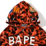 Hoodie BAPE XO Camo Red Full Zip BP020 - Image 10