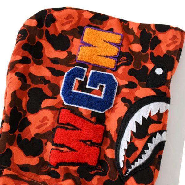 Hoodie BAPE XO Camo Red Full Zip BP020 - Image 12