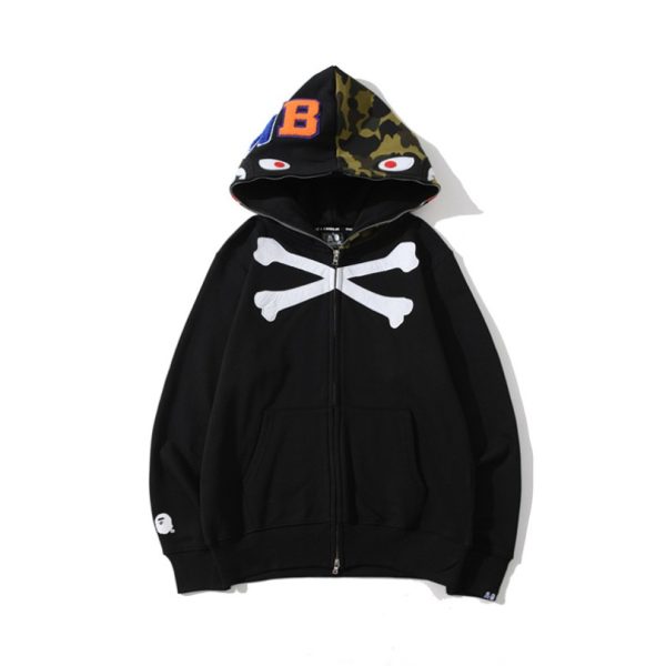 d107622_5800-1.jpg Hoodie BAPE Skull Camo Full Zip BP021 - Image 1