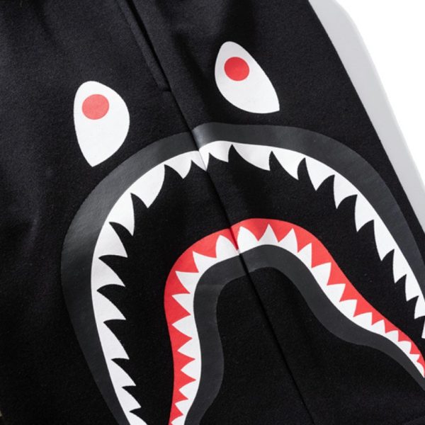 Shorts BAPE Shark Camo Black Split Design BP023 - Image 3