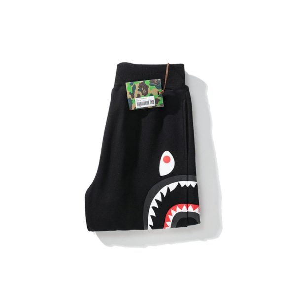 Shorts BAPE Shark Camo Black Split Design BP023 - Image 4