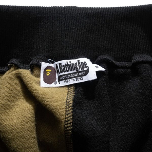 Shorts BAPE Shark Camo Black Split Design BP023 - Image 6