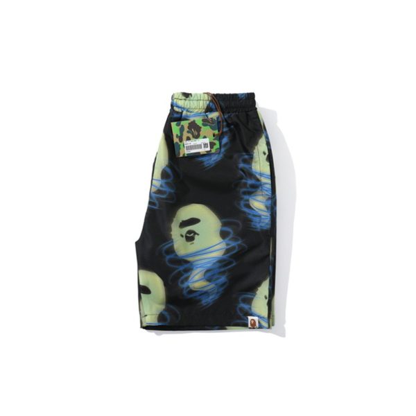 Shorts BAPE Glow-In-The-Dark Spiral Print BP027 - Image 3