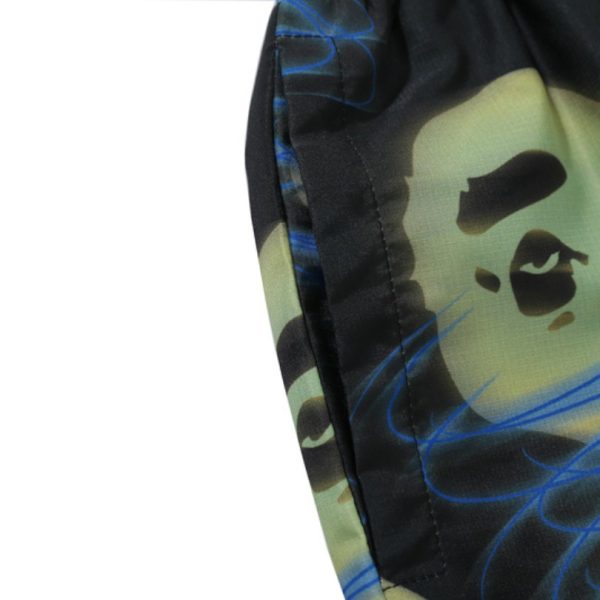 Shorts BAPE Glow-In-The-Dark Spiral Print BP027 - Image 5
