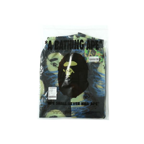 Shorts BAPE Glow-In-The-Dark Spiral Print BP027 - Image 8