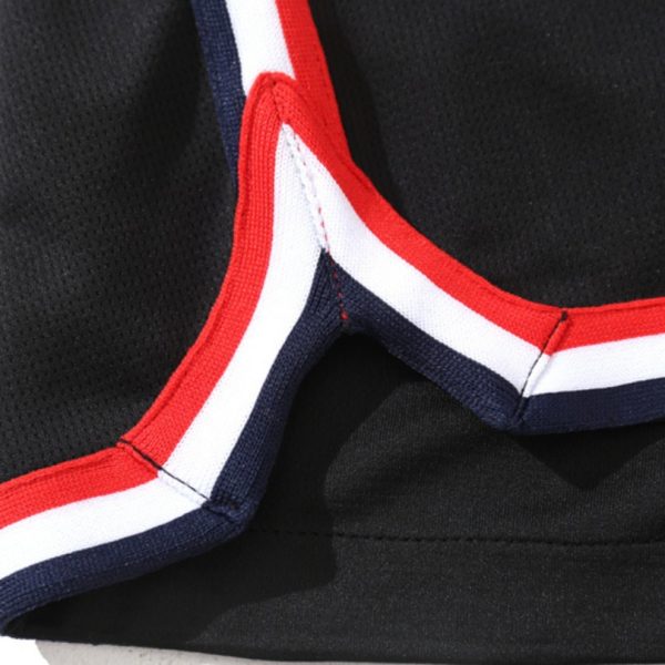 Shorts BAPE Busy Works Striped Trim Black BP028 - Image 5